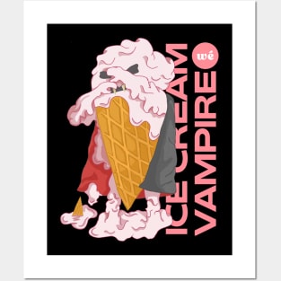 Creampire (ice cream vampire) Posters and Art